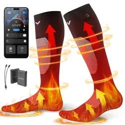 VEVOR Beheizte Socken Größe M mit APP-Steuerung