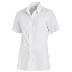 Bluse mit Teilungsnähten 08/1236/01, Größe 38 - Weiß - Stylische Bluse mit Teilungsnähten, ideal für den professionellen Auftritt in der Arbeits- & Schutzkleidung.