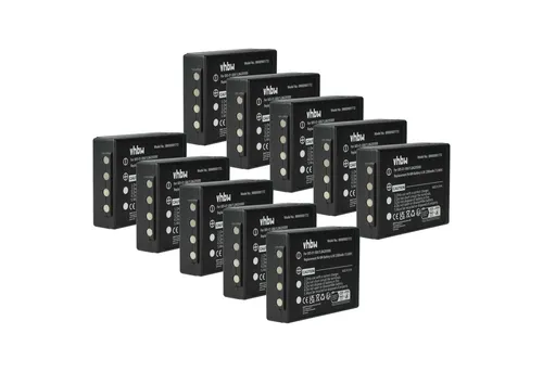 vhbw Akku Ersatz für HBC BA225000, BA225001, BA209062, BA209061 für Akku Akku NiMH 2300 mAh (6 V, 10 St), Leistungsfähige Austausch-Akkus für Industrie-Funkfernsteuerung