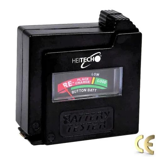 Batterieprüfer Batterietester Tester für AAA AA Baby C 9V Knopfzellen Batterie