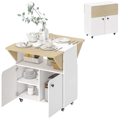 HOMCOM Klappbarer Esstisch für 2-4 Personen von HOMCOM
