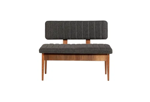 Hocker Walnuss Anthrazit