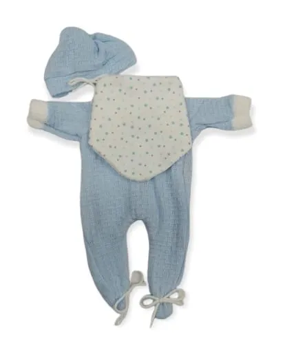 Berjuan Wolle Set, Blau - Lätzchen & Mütze - Mütze, Schal & Handschuh-Sets für Herren, aus hochwertiger Wolle für optimalen Komfort und warme Ohren.