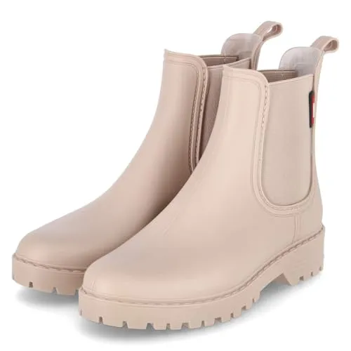 Kaerlek Damen Stiefel in Beige - Größe 37 - Wanderschuhe mit modernem Material-Mix, komfortablem Wechselfußbett und unkompliziertem Einstieg. Ideal für lange Wanderungen!