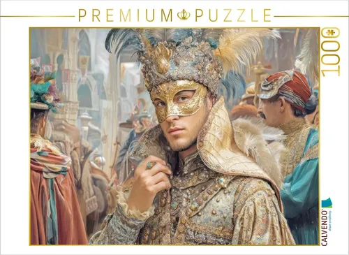 CALVENDO Puzzle Venedig in bunten Werken | 1000 Teile Lege-Größe 64x48cm Foto-Pu