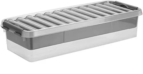 Sunware Q-Line-Multibox mit Einsatz transparent metallic 6,5 Liter