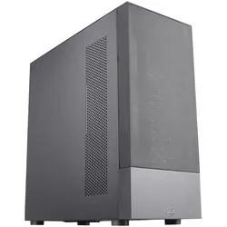 AEROCOOL Cipher S-bk-v1 ATX Gehäuse - PC-Gehäuse im Mid Tower-Format, bietet optimales Kabelführungssystem und Platz für vertikale Grafikkarten für eine beeindruckende Systempräsentation.