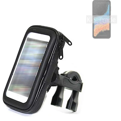 Fahrradhalterung für Samsung Galaxy XCover6 Pro - Lenkstangenhalterung - Praktische und spritzwassergeschützte Halterung für Ihr Samsung Galaxy XCover6 Pro. Ideal für Fahrräder, E-Bikes und BMX. Sorgt für sicheren Halt und einfache Bedienung während der Fahrt.