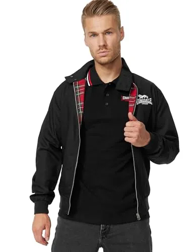 Lonsdale Acton Outdoorjacke XXXL schwarz - Funktionsjacke in slim-fit, ideal für aktive Freizeit. Hochwertige Materialkombination aus 65% Polyester und 35% Baumwolle sorgt für Komfort und Langlebigkeit.