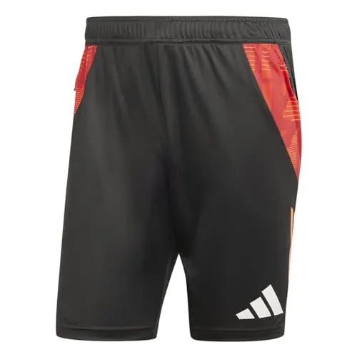 adidas Tiro 24 Competition Training Short BLACK/APSORD XL - Kurze Sporthosen mit AEROREADY-Technologie für optimalen Feuchtigkeitstransport, ideal für intensives Fußballtraining. Hergestellt aus 100% recyceltem Polyester und ausgestattet mit Reißverschlusstaschen.