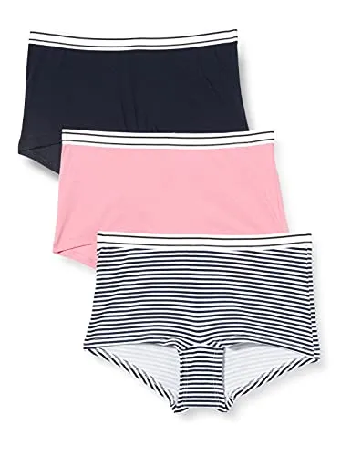 Schiesser Mädchen 3 PACK Unterwäsche Shorts - Unterhosen für Mädchen im praktischen Dreierpack, gefertigt aus 95/5 Organic Bio Baumwolle für höchsten Tragekomfort und ein weiches Bündchen.