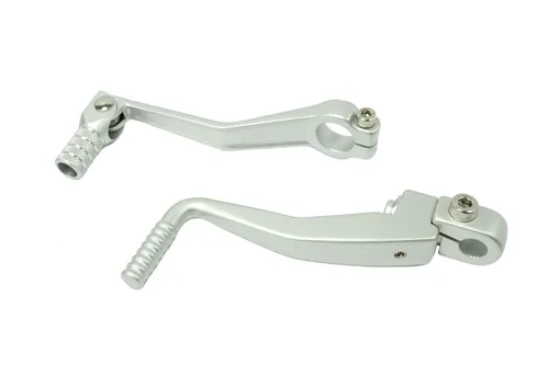 Simson Set Kickstarter Fuß Schalthebel klappbar silber matt S51 S53 S83 E Enduro