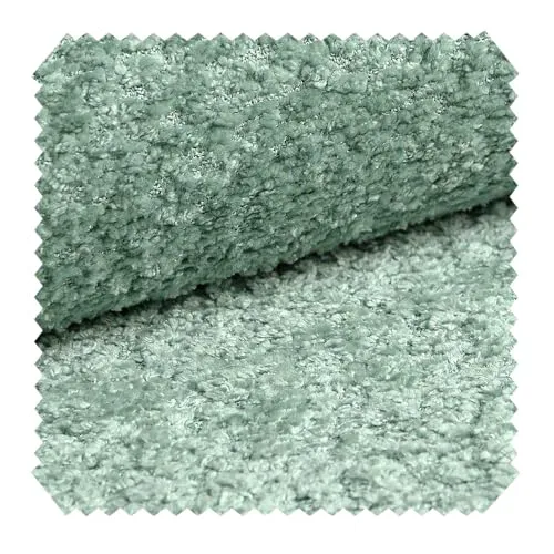novely® CORIO Luxus Bouclé-Möbelstoff mit 3D-Struktur, UV-beständiger Polsterstoff, Meterware 1lfm | Farbe: 55 Mint