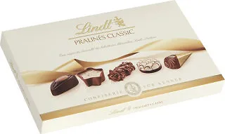 Lindt Pralines Classic 125g - Feine Pralinen aus hochwertiger Vollmilchschokolade, ideal zum Genießen oder Verschenken.