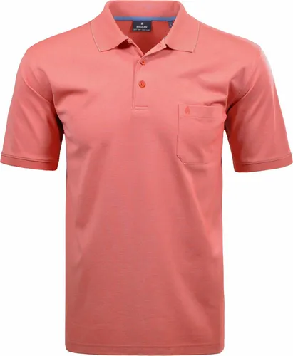 Ragman Poloshirt für Herren in Übergröße XXL, Rot - Stylisches kurzärmliges Poloshirt für Herren in Übergröße, aus hochwertiger Baumwollmischung für optimalen Tragekomfort.