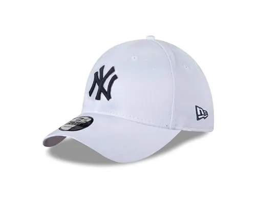 New Era Unisex MLB 9Forty League Basic Basecap in weiß von New Era