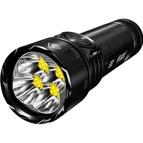 Nitecore EX7 - 6000 Lumen LED Taschenlampe mit Akku - Taschenlampe mit IP68 Wasserschutz, ideal für Jagd, Rettungseinsätze und den Alltag. Leistungsstarke 6000 Lumen und USB-C Aufladung für maximale Flexibilität.