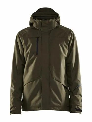 Craft MOUNTAIN PADDED Jacke Herren 3XL - Botanic - Funktionsjacke mit abnehmbarer Kapuze, wasserabweisend und winddicht. Ideal für kalte Tage dank Schneefang und praktischen Taschen.