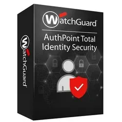 WatchGuard AuthPoint Total Identity Security - 1 Jahr Lizenz für 1 Benutzer - Online- & Appliance-basierte Services für sichere Authentifizierung, ideal für Unternehmen mit 1001-5000 Lizenzen, schützt Ihre Identität effektiv.