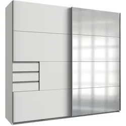 Schwebetürenschrank Saigon in Weiß – 225x208x64cm