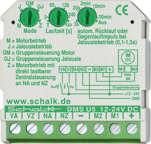 Schalk Relais DMS U5 AUF/ZU-Steuerung 12-24V DC