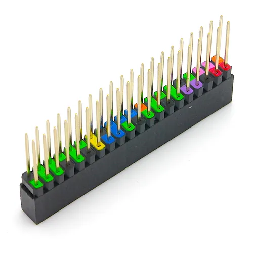 Pin GPIO Stacking Header für Raspberry Pi, farbig kodiert, 13,3mm 40