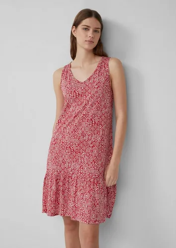 s.Oliver Minikleid Kurzes Jersey-Kleid mit Schleifendetail am Rücken