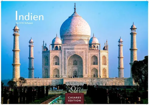 Indien Kalender 2027 – Großformatiger Fotokalender für Wanddekoration - Großer Wandkalender 35x50 cm mit beeindruckenden Indien-Fotografien. Ideal für jeden Raum, um die Schönheit Asiens zu genießen und das Jahr stilvoll zu planen.