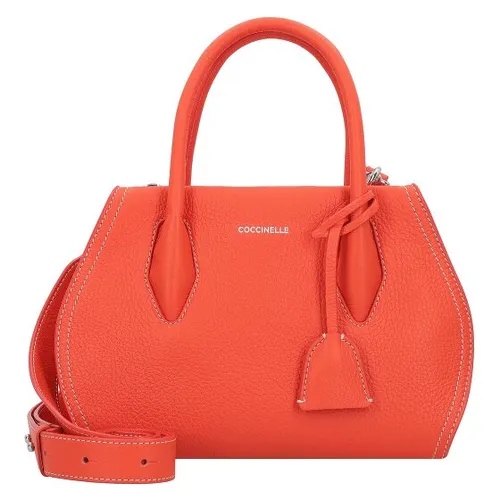 Coccinelle Lord Schultertasche aus Leder 26 cm in Orange - Handtaschen mit stilvollem Design und hochwertigem Leder, ideal für jeden Anlass und perfekt für modebewusste Frauen.