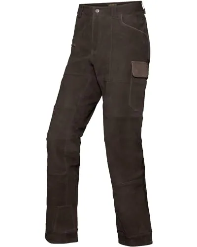 Parforce Traditional Hunting Lederhose Prestige Full-Bull Braun/Dunkelbraun 56