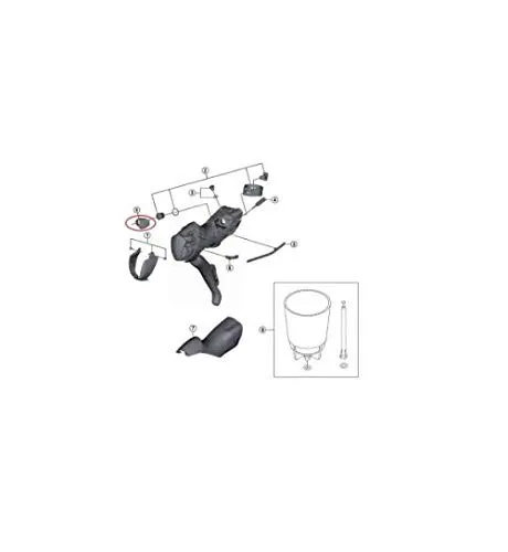 Shimano ST-RS505 right hand bracket cover block R