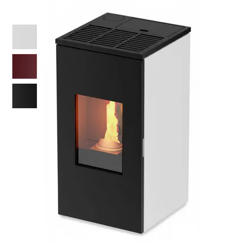 KALOR Pelletkamin | Futura Mod 11C | kanalisierbar | 11 kW | Farbwahl