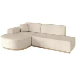 Altdecor Ecksofa, Beige, Textil, 3-Sitzer, 243x171 cm, Wohnzimmer, Sofas & Couches, Wohnlandschaften, Ecksofas