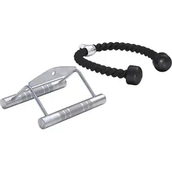 GORILLA SPORTS Rudergriff Trizepsseil Set von Gorilla Sports