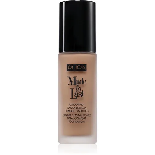 PUPA Milano Made to Last Flüssig Make-up 060 GOLDEN BEIGE - Make-up für Damen, 30 ml, mit Langzeiteffekt für einen makellosen Teint, der kleine Hautmakel sofort abdeckt und die Haut elastisch macht.