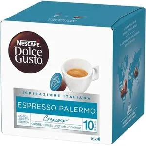 Nescafe Kaffeekapseln Dolce Gusto, Espresso Palermo, 16 Kapseln