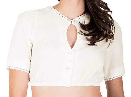 Krüger Collection Dirndlbluse Karla - Ecru Gr. 42