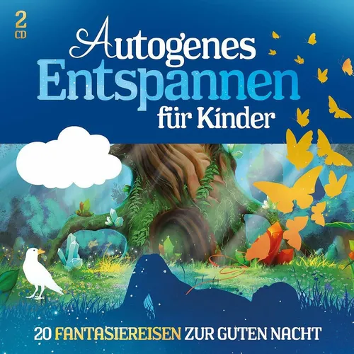 AUTOGENES ENTSPANNEN FÜR KINDER - 20 Fantasiereisen zur Guten Nacht 2 CD / NEU!!