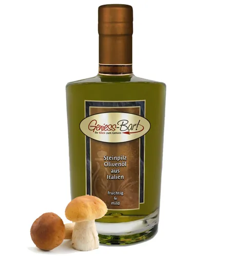 Steinpilzöl aus Italien 0,5L sehr aromatisch kaltgepresst extra vergine