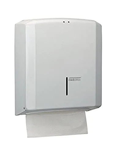 All Care 12920 Mediclinics Edelstahl Handtuchspender, Weiß