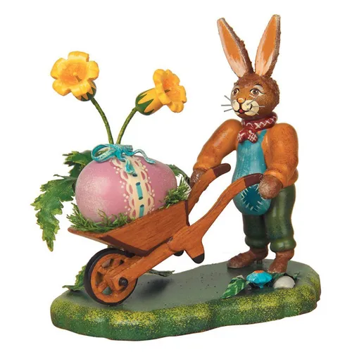 Hubrig Langohr's schönsters Osterei Erzgebirge - Weihnachtlicher Zierschmuck, handgefertigte Holzkunst aus dem Erzgebirge mit 100-jähriger Tradition, ideal zum Sammeln oder Verschenken.