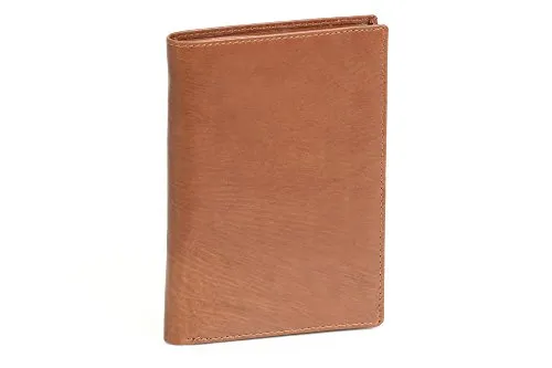 LEAS Brieftasche Echt-Leder, Cognac Special Edition - Herren-Geldbörse aus hochwertigem Rindleder, handgefertigt in Deutschland, mit 13 Kreditkartenfächern und schickem, minimalistischem Design für optimalen Platz und Organisation.
