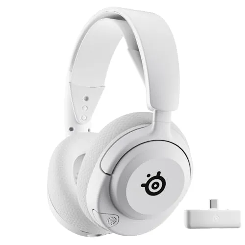 SteelSeries Arctis Nova 5X Wireless - Gaming Headset für Xbox, PC und Switch - Gaming-Headset mit über 100 individuellen Audio-Presets, 60 Stunden Akkulaufzeit und schnellem Wechsel zwischen 2,4 GHz und Bluetooth für optimale Flexibilität.