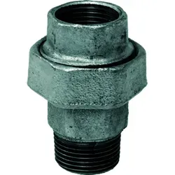 gebofittings Temperguss Gewindefittings 341 - Verschraubung konisch 1/2, verz.