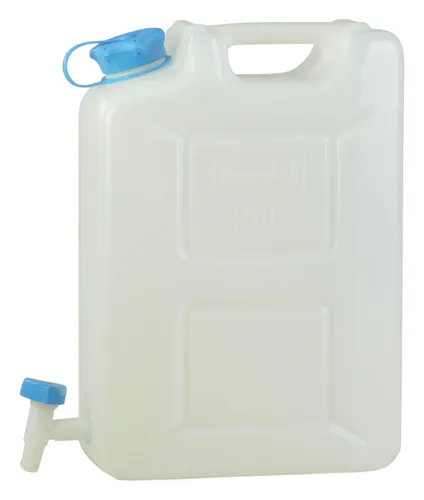 Hünersdorff Wasserkanister PROFI 816700 - 22L, stapelbar und lebensmittelecht mit UV-Schutz für sicheres Wassertransport