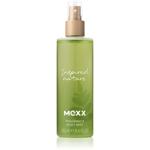 Mexx Inspired Nature Körperspray 250 ml - Floral-fruchtiges Körperspray für Frauen, vegan und dermatologisch getestet. Erweckt die Sinne und sorgt für innere Harmonie.