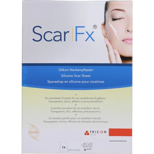 Scar FX Silikon Narben Pflaster 3,75x12,5cm - Arzneimittel zur Narbenbehandlung, reduziert das Erscheinungsbild von Narben und verbessert die Hautstruktur.