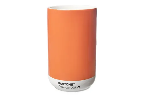 PANTONE Dekovase Mini Porzellan Vase, in Geschenkbox, 500ml in orange von Pantone