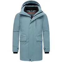 Stone Harbour Herren Winterjacke Emriis mit Fleecefutter & Kapuze