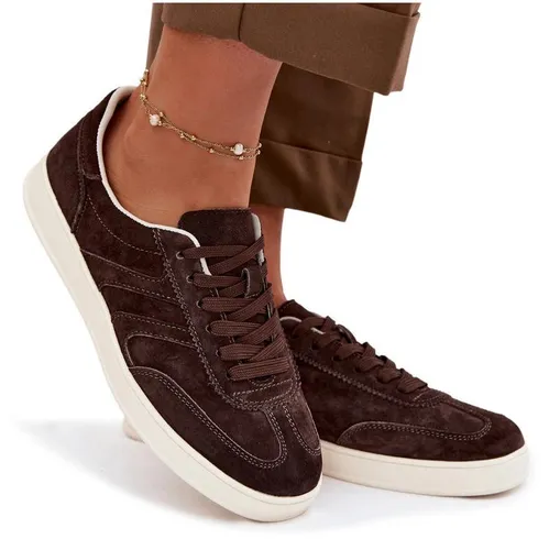 Vinceza Wildledersneaker 95400 Schokoladenbraun 38